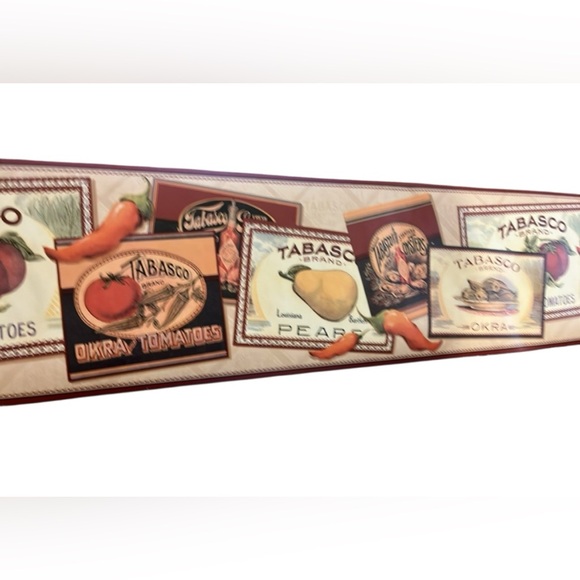 Tabasco Other - Tabasco Brand Wallpaper Border 9 1/2 feet